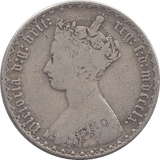 1860 FLORIN ( FINE ) - FLORIN - Cambridgeshire Coins