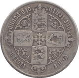 1860 FLORIN ( FINE ) - FLORIN - Cambridgeshire Coins