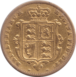 1860 GOLD HALF SOVEREIGN ( GVF ) - HALF SOVEREIGN - Cambridgeshire Coins