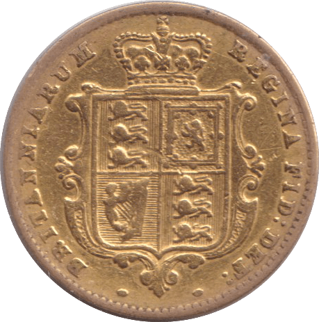 1860 GOLD HALF SOVEREIGN ( GVF ) - HALF SOVEREIGN - Cambridgeshire Coins