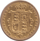 1860 GOLD HALF SOVEREIGN ( GVF ) - HALF SOVEREIGN - Cambridgeshire Coins