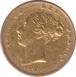 1860 GOLD HALF SOVEREIGN ( GVF ) - HALF SOVEREIGN - Cambridgeshire Coins