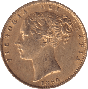 1860 GOLD SOVEREIGN ( GVF ) - SOVEREIGN - Cambridgeshire Coins