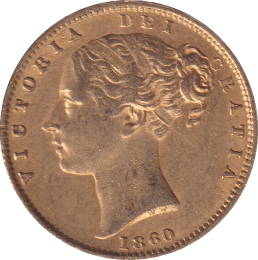 1860 GOLD SOVEREIGN ( GVF ) - SOVEREIGN - Cambridgeshire Coins