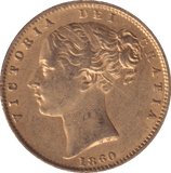 1860 GOLD SOVEREIGN ( GVF ) - SOVEREIGN - Cambridgeshire Coins