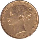 1860 GOLD SOVEREIGN ( GVF ) - SOVEREIGN - Cambridgeshire Coins