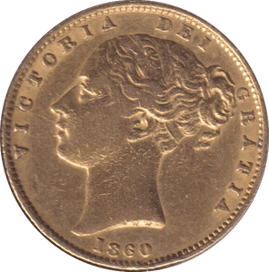 1860 GOLD SOVEREIGN ( GVF ) - SOVEREIGN - Cambridgeshire Coins