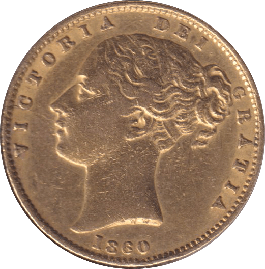 1860 GOLD SOVEREIGN ( GVF ) - SOVEREIGN - Cambridgeshire Coins