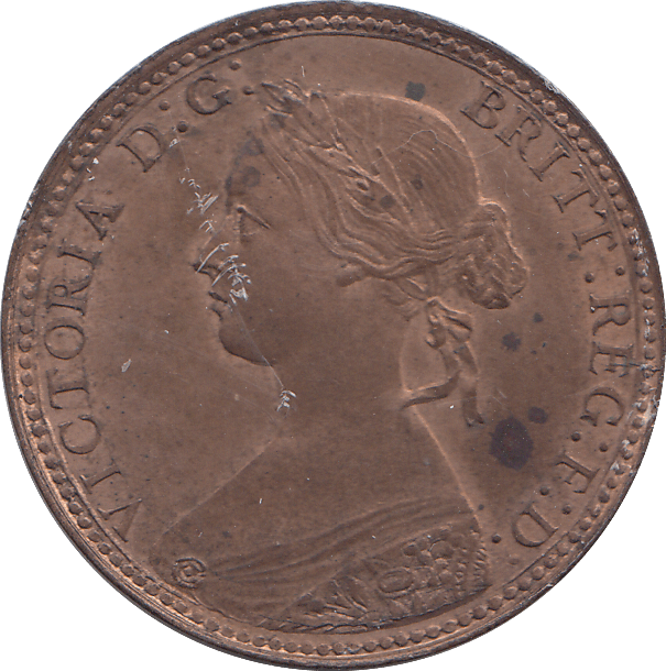 1860 HALF PENNY ( UNC ) - WORLD COINS - Cambridgeshire Coins
