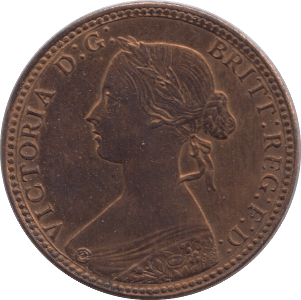 1860 HALFPENNY ( AUNC ) - Halfpenny - Cambridgeshire Coins