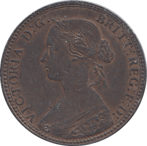 1860 HALFPENNY ( AUNC ) - HALFPENNY - Cambridgeshire Coins