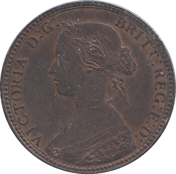 1860 HALFPENNY ( AUNC ) - HALFPENNY - Cambridgeshire Coins