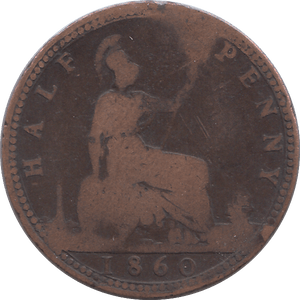 1860 HALFPENNY ( FAIR ) - HALFPENNY - Cambridgeshire Coins