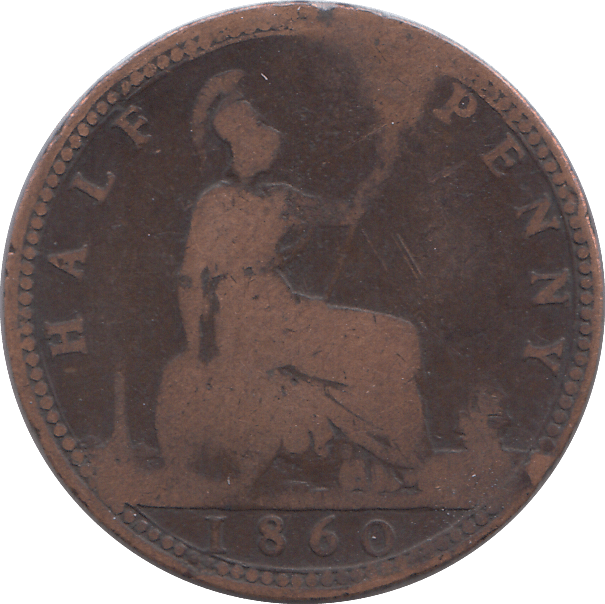 1860 HALFPENNY ( FAIR ) - HALFPENNY - Cambridgeshire Coins