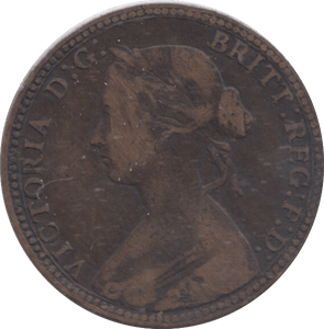 1860 HALFPENNY ( FINE ) - HALFPENNY - Cambridgeshire Coins