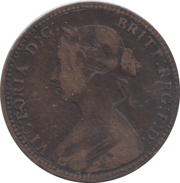 1860 HALFPENNY ( FINE ) - HALFPENNY - Cambridgeshire Coins