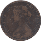 1860 HALFPENNY ( FINE ) - HALFPENNY - Cambridgeshire Coins