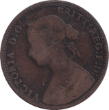 1860 HALFPENNY ( FINE ) - HALFPENNY - Cambridgeshire Coins
