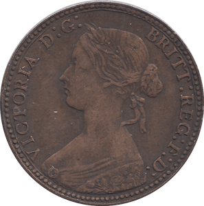 1860 HALFPENNY ( GF ) - HALFPENNY - Cambridgeshire Coins