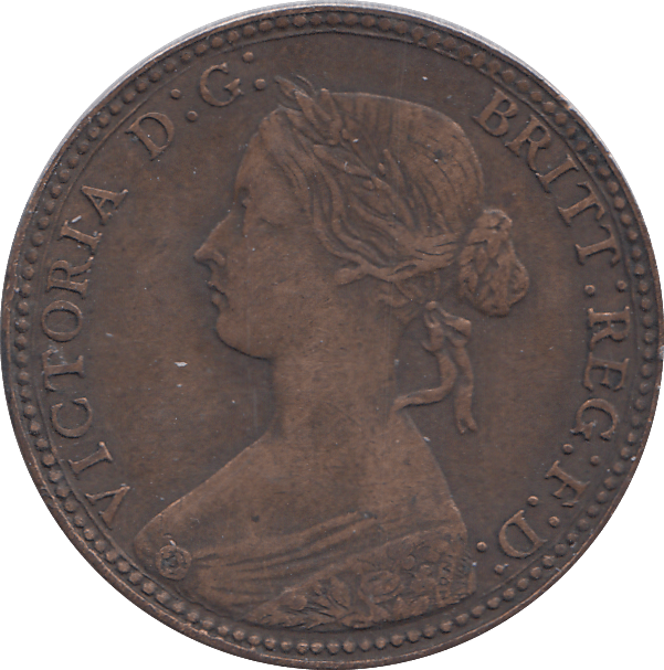 1860 HALFPENNY ( GF ) - HALFPENNY - Cambridgeshire Coins