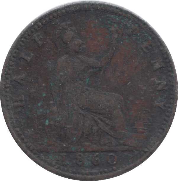 1860 HALFPENNY ( GF ) - HALFPENNY - Cambridgeshire Coins
