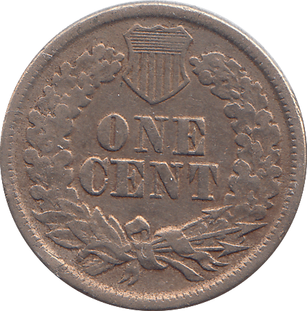 1860 ONE CENT USA - WORLD COINS - Cambridgeshire Coins