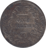 1860 ONE SHILLING ( NF ) - SHILLING - Cambridgeshire Coins