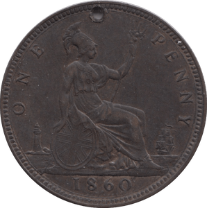 1860 PENNY ( EF ) - PENNY - Cambridgeshire Coins