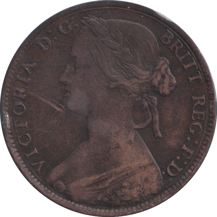 1860 PENNY ( FINE ) - PENNY - Cambridgeshire Coins