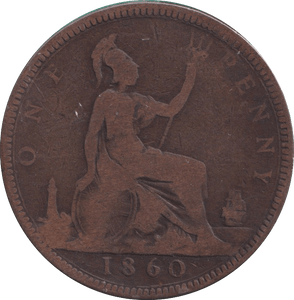 1860 PENNY ( NF ) - PENNY - Cambridgeshire Coins