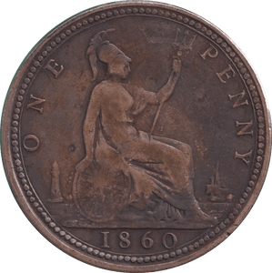 1860 PENNY ( NF ) - PENNY - Cambridgeshire Coins