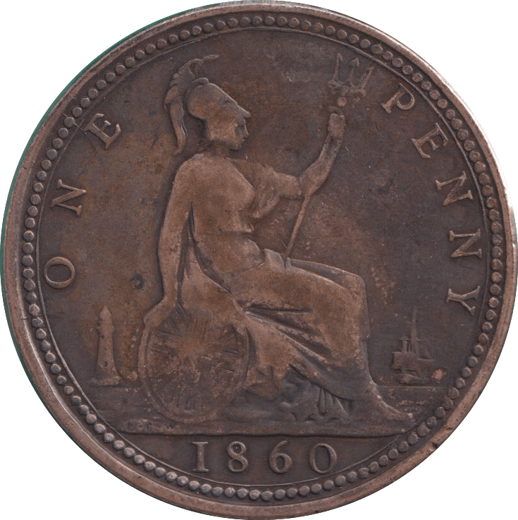 1860 PENNY ( NF ) - PENNY - Cambridgeshire Coins