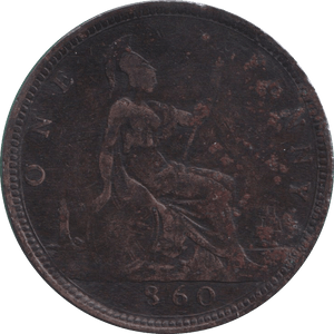 1860 PENNY ( NF ) - PENNY - Cambridgeshire Coins