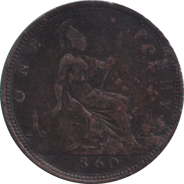 1860 PENNY ( NF ) - PENNY - Cambridgeshire Coins