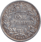 1860 SHILLING ( FINE ) - SHILLING - Cambridgeshire Coins