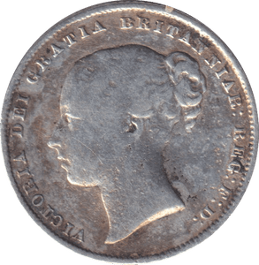 1860 SHILLING ( FINE ) - SHILLING - Cambridgeshire Coins