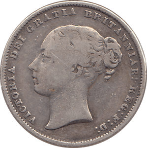 1860 SHILLING ( GF ) - SHILLING - Cambridgeshire Coins