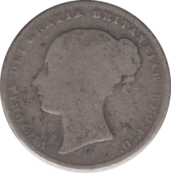1860 SHILLING ( NF ) - SHILLING - Cambridgeshire Coins