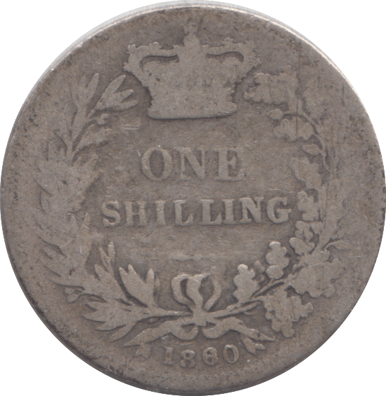 1860 SHILLING ( NF ) - SHILLING - Cambridgeshire Coins