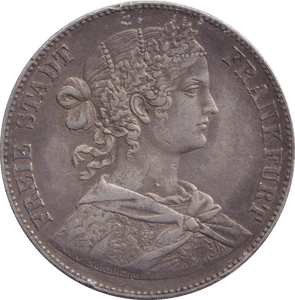 1860 SILVER 1 THALER GERMANY - SILVER WORLD COINS - Cambridgeshire Coins