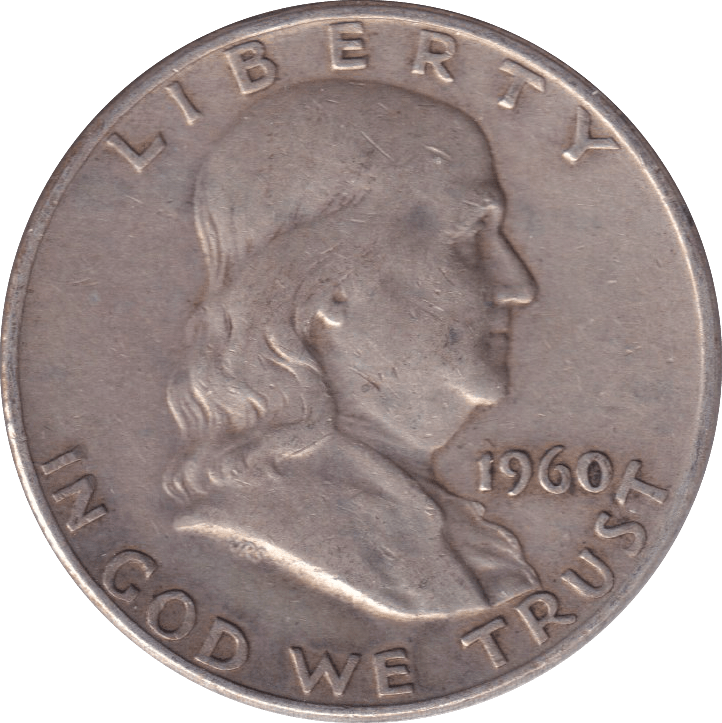 1860 SILVER HALF DOLLAR USA - SILVER WORLD COINS - Cambridgeshire Coins