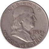1860 SILVER HALF DOLLAR USA - SILVER WORLD COINS - Cambridgeshire Coins