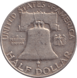 1860 SILVER HALF DOLLAR USA - SILVER WORLD COINS - Cambridgeshire Coins