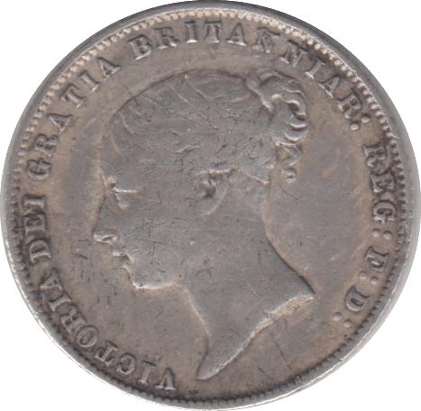 1860 SIXPENCE ( FINE ) - SIXPENCE - Cambridgeshire Coins