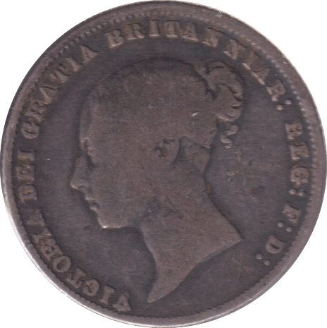 1860 SIXPENCE ( FINE ) - SIXPENCE - Cambridgeshire Coins