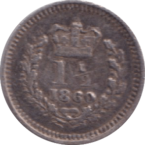1860 THREE HALF PENCE ( GF ) - three half pence - Cambridgeshire Coins