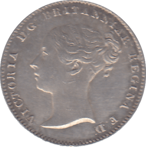 1860 THREEPENCE ( AUNC ) - THREEPENCE - Cambridgeshire Coins