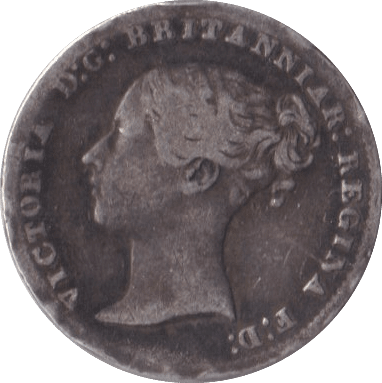 1860 THREEPENCE ( GF ) - THREEPENCE - Cambridgeshire Coins