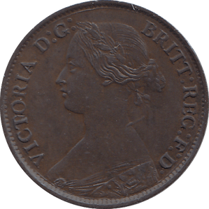 1861 FARTHING ( AUNC ) - FARTHING - Cambridgeshire Coins