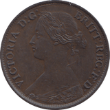 1861 FARTHING ( AUNC ) - FARTHING - Cambridgeshire Coins